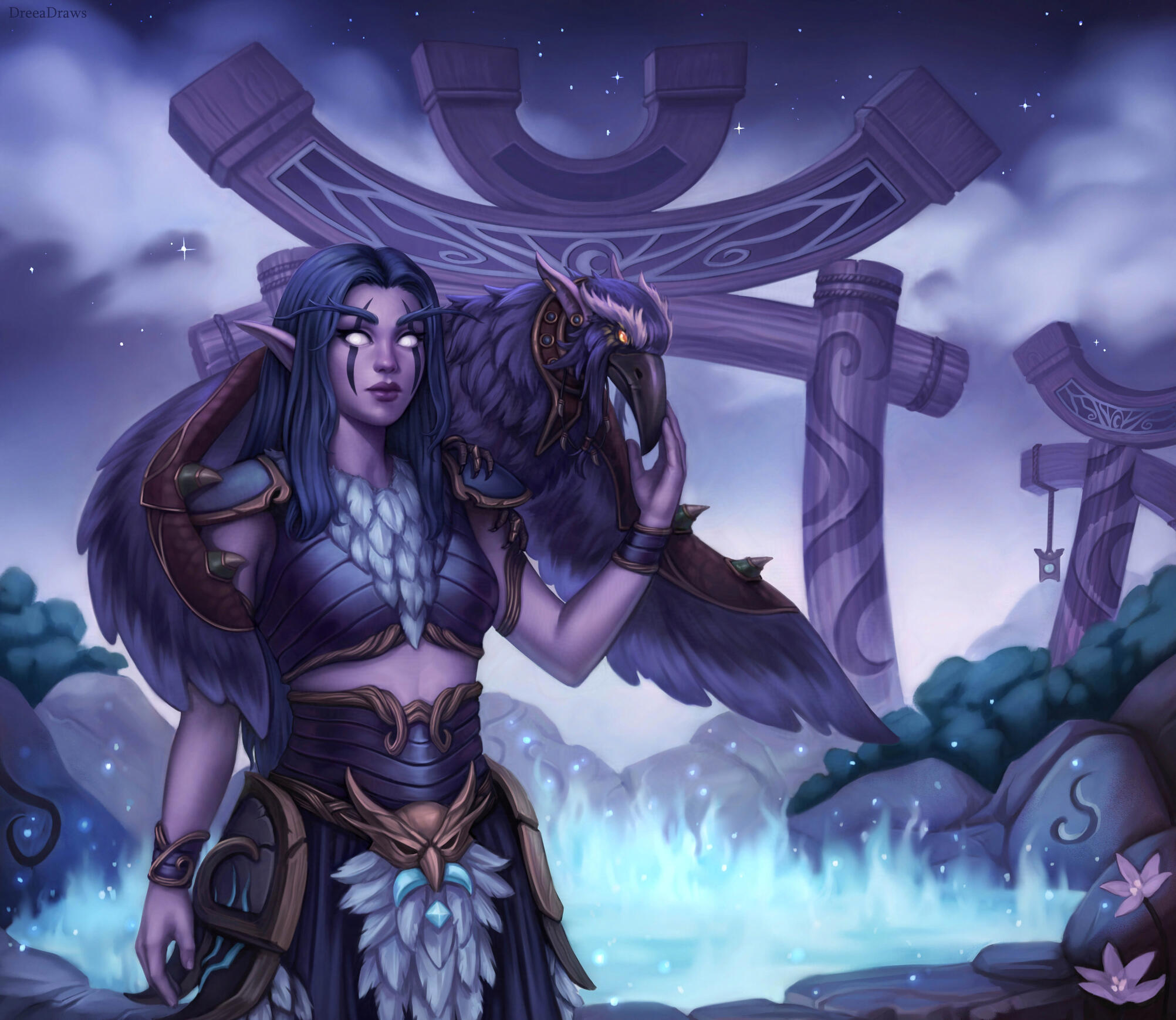 Night Elf, commissioned by Alli Night Elf, commissioned by Alli
