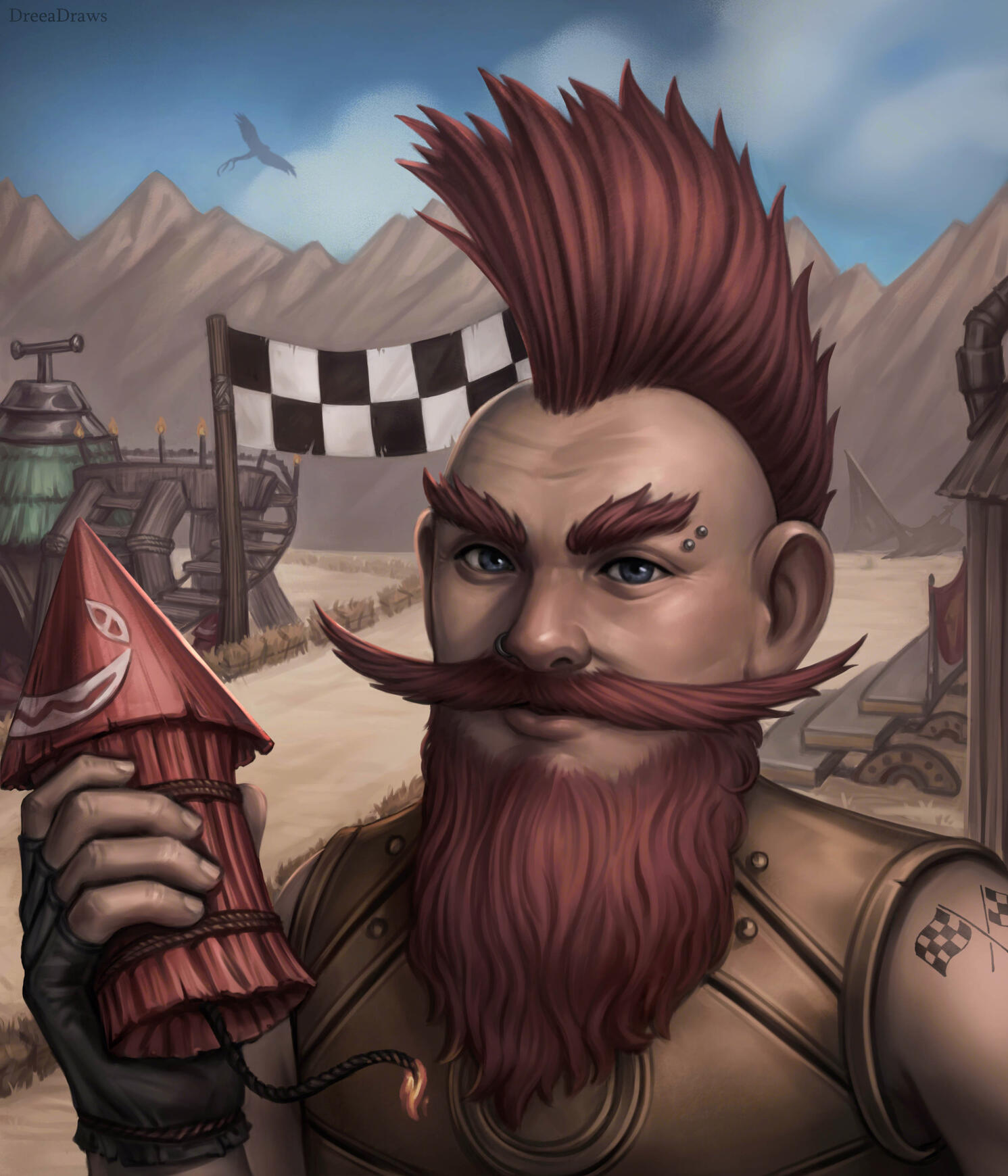 Gnome, commissioned by Alli Gnome, commissioned by Alli