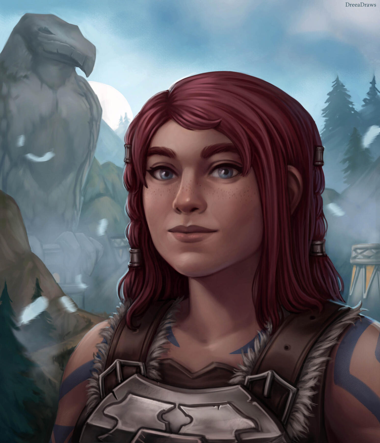 Female Dwarf, commissioned by Alli Female Dwarf, commissioned by Alli